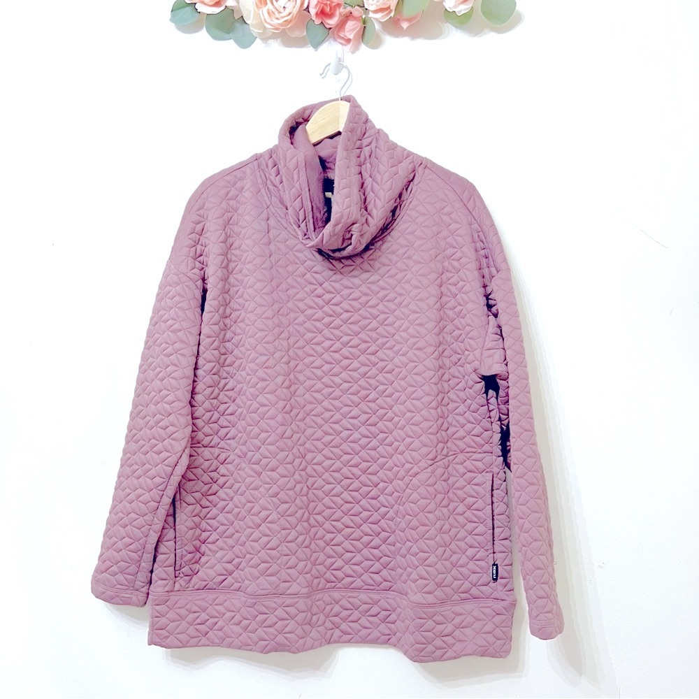 🖤RBX Quilted Mauve Sweater Pullover - Picture 7 of 7